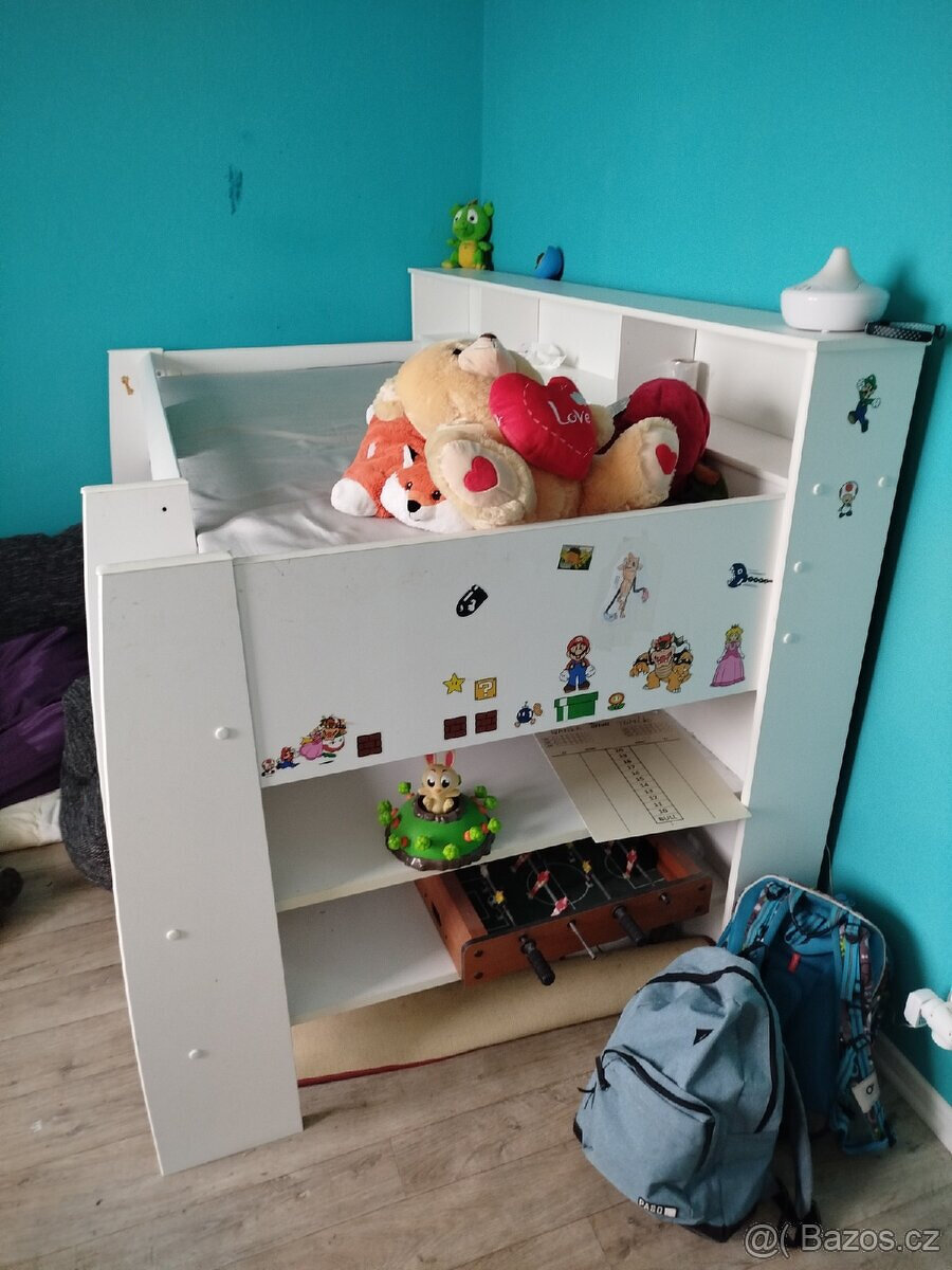 Patrová postel s komodou - 2