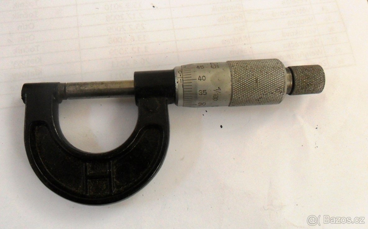 mikrometr německé výroby - 2