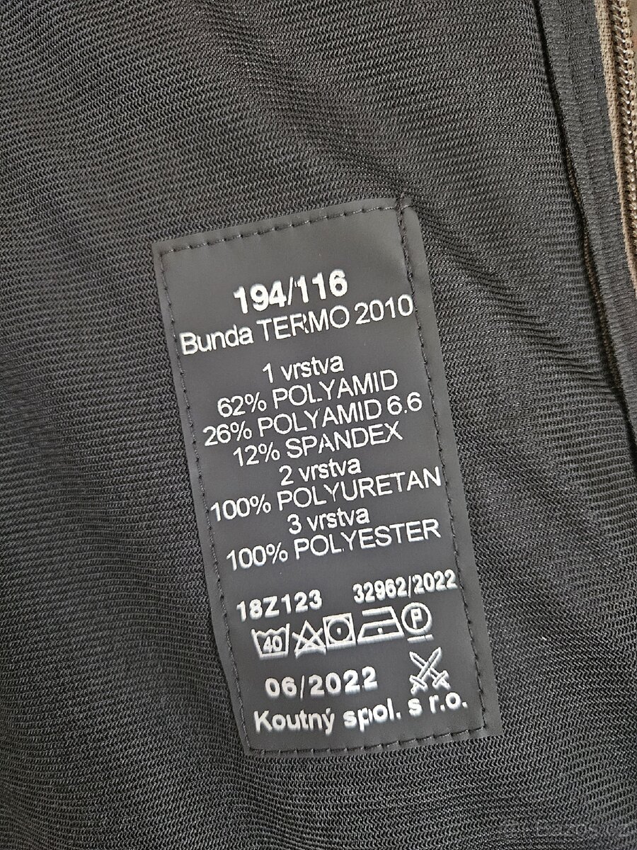 AČR Bunda TERMO 2010 - 2