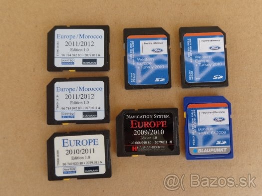 Predám Navigation karty SD+CD - 2