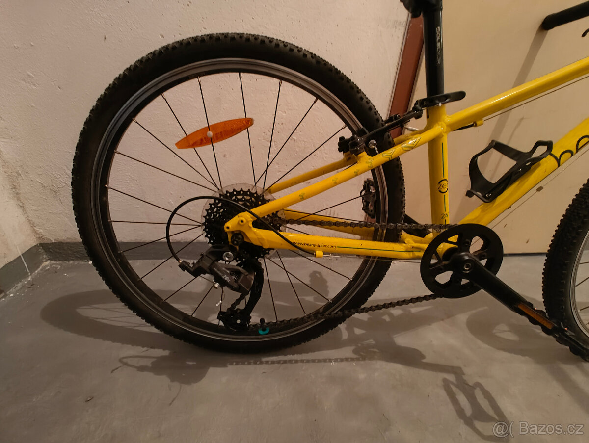 dětské kolo Beany zero, velikost 24 (žlutá) - 2