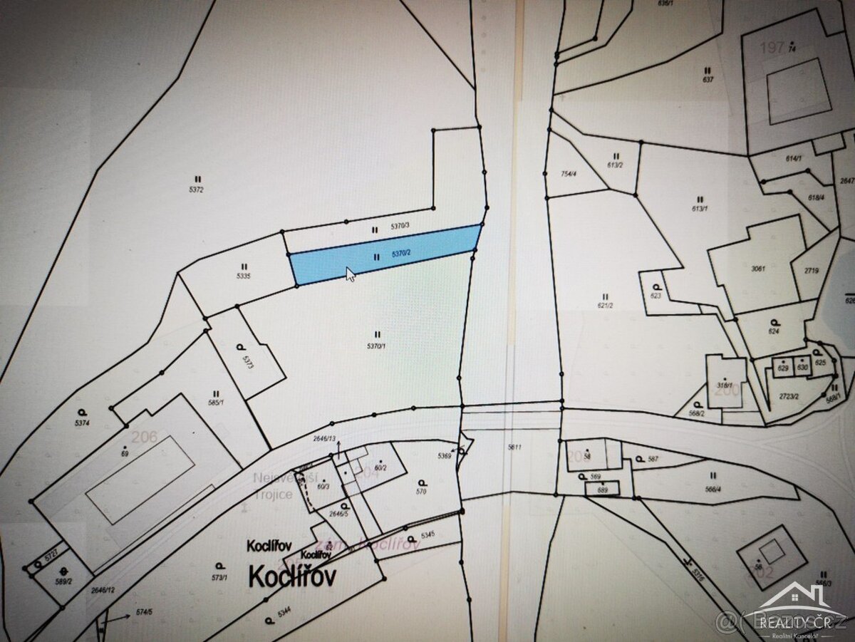 Pozemek Koclířov - 2