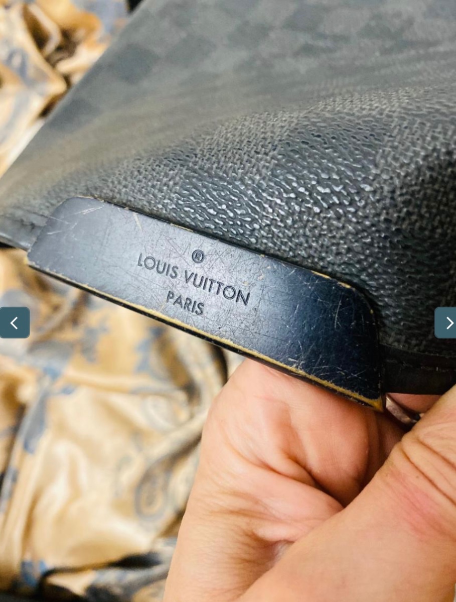 LOUIS VUITTON Daniel Damier Graphite Messenger na notebook, - 2