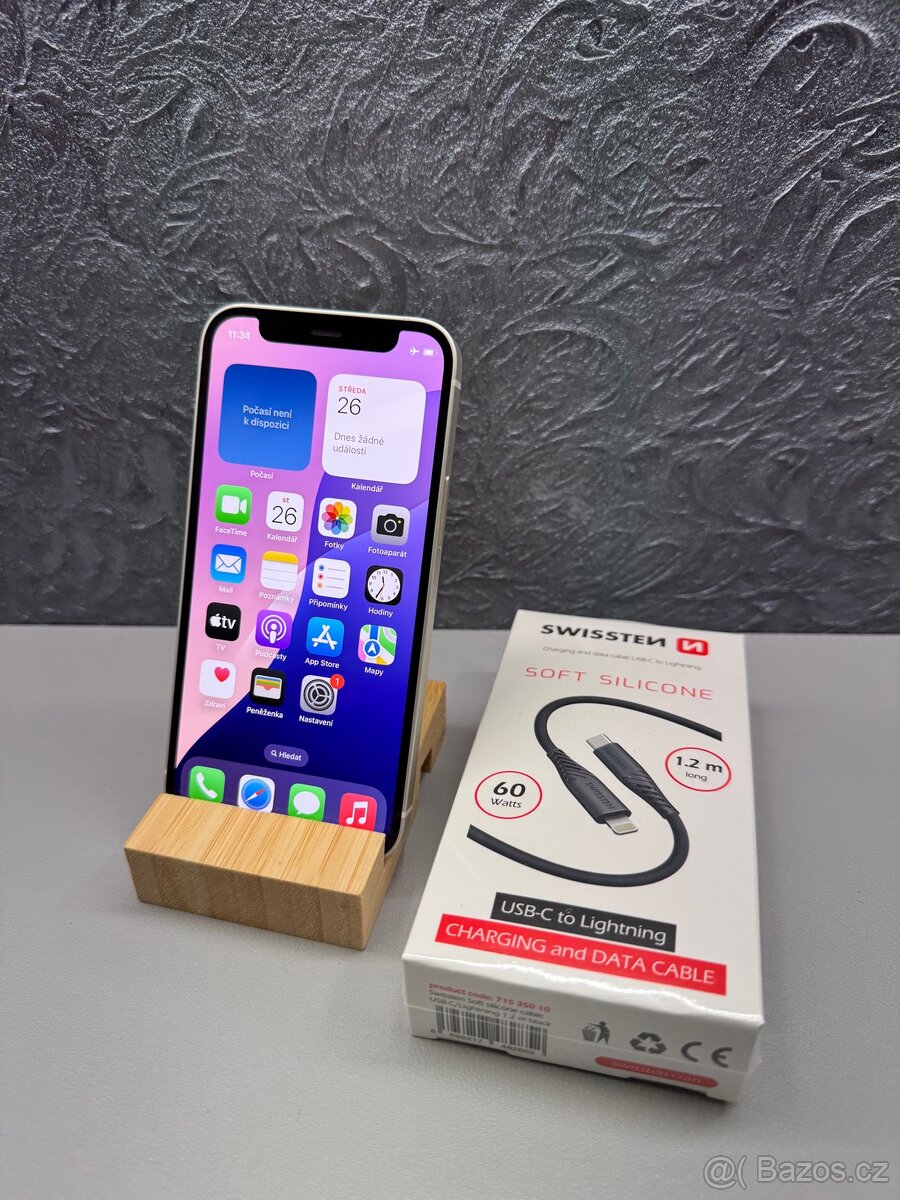 Apple iPhone 12 Mini 128 GB White - ZÁRUKA+FAKTURA - 2