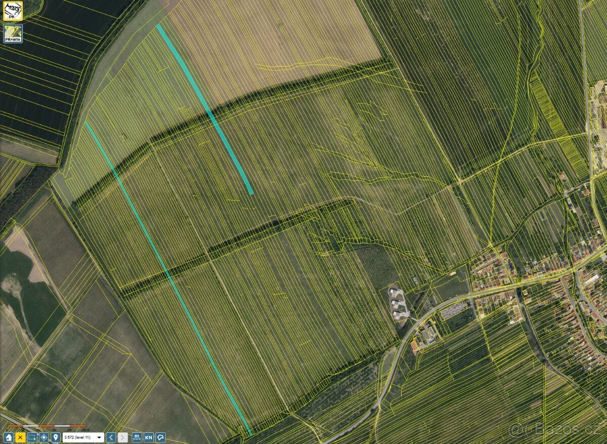 Polnosti Boršice u Blatnice (36 Kč/m2) výměra 12.599 m2 - 2