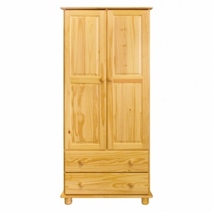 Dřevěná skříň 2dveřová 8850 lak - 2