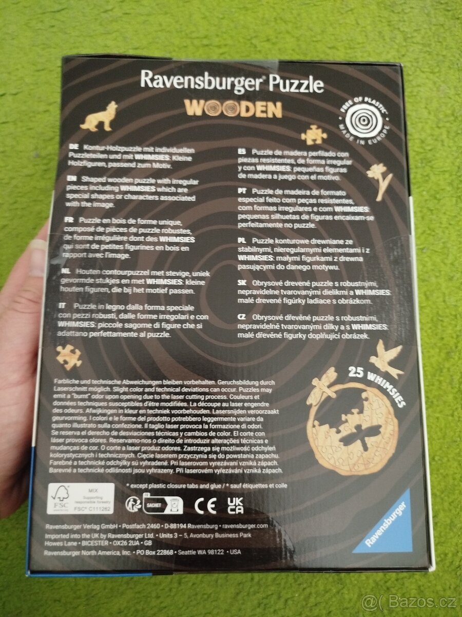 Dřevěné puzzle - 2