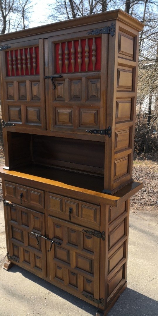 Masivní starožitný příborník - 2