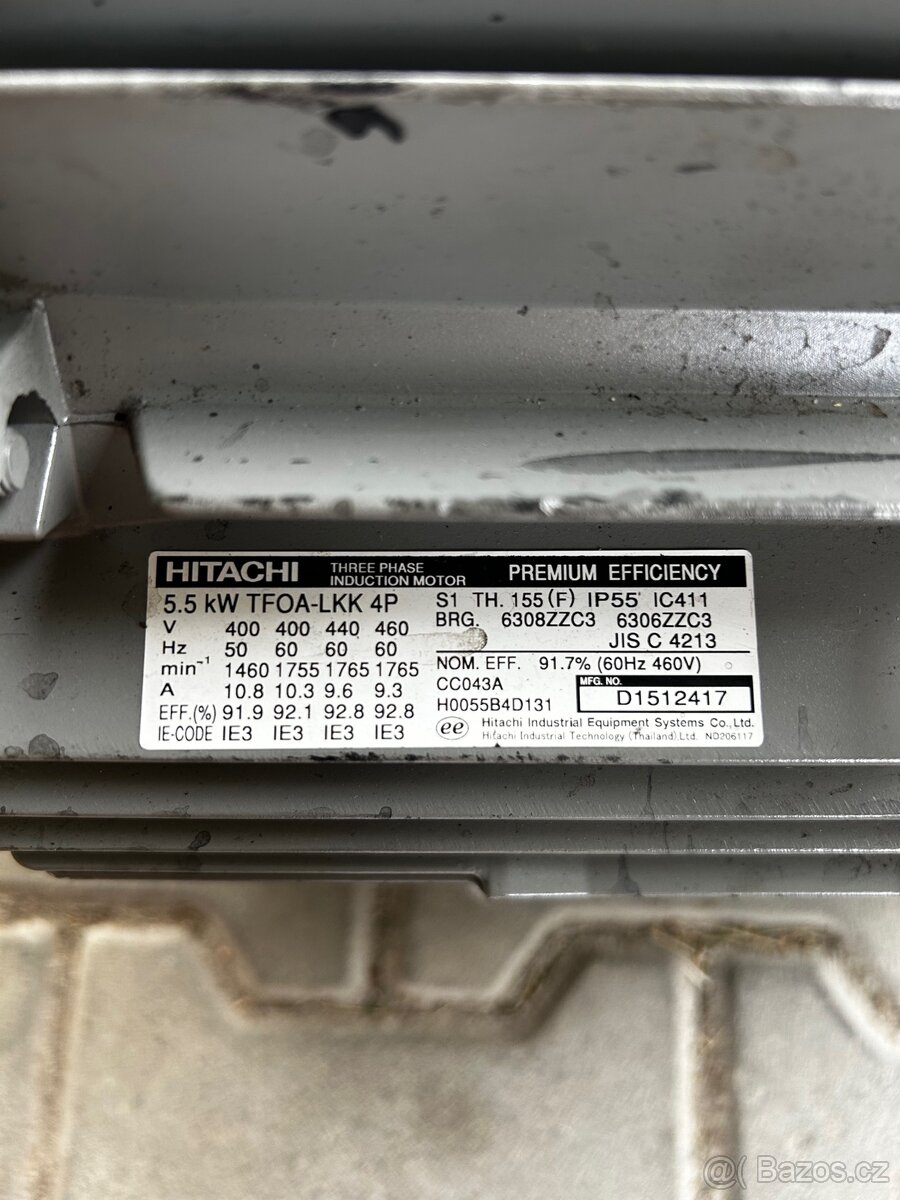 Elektromotor Hitachi 5,5 kW - 2