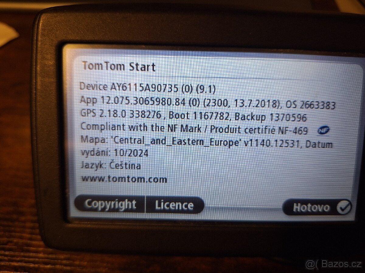 Offline navigace TomTom - 2