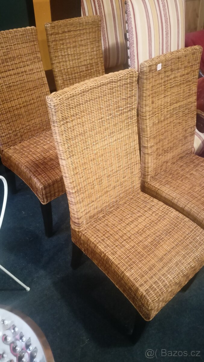 Ratanové židle.J 8/26. - 2
