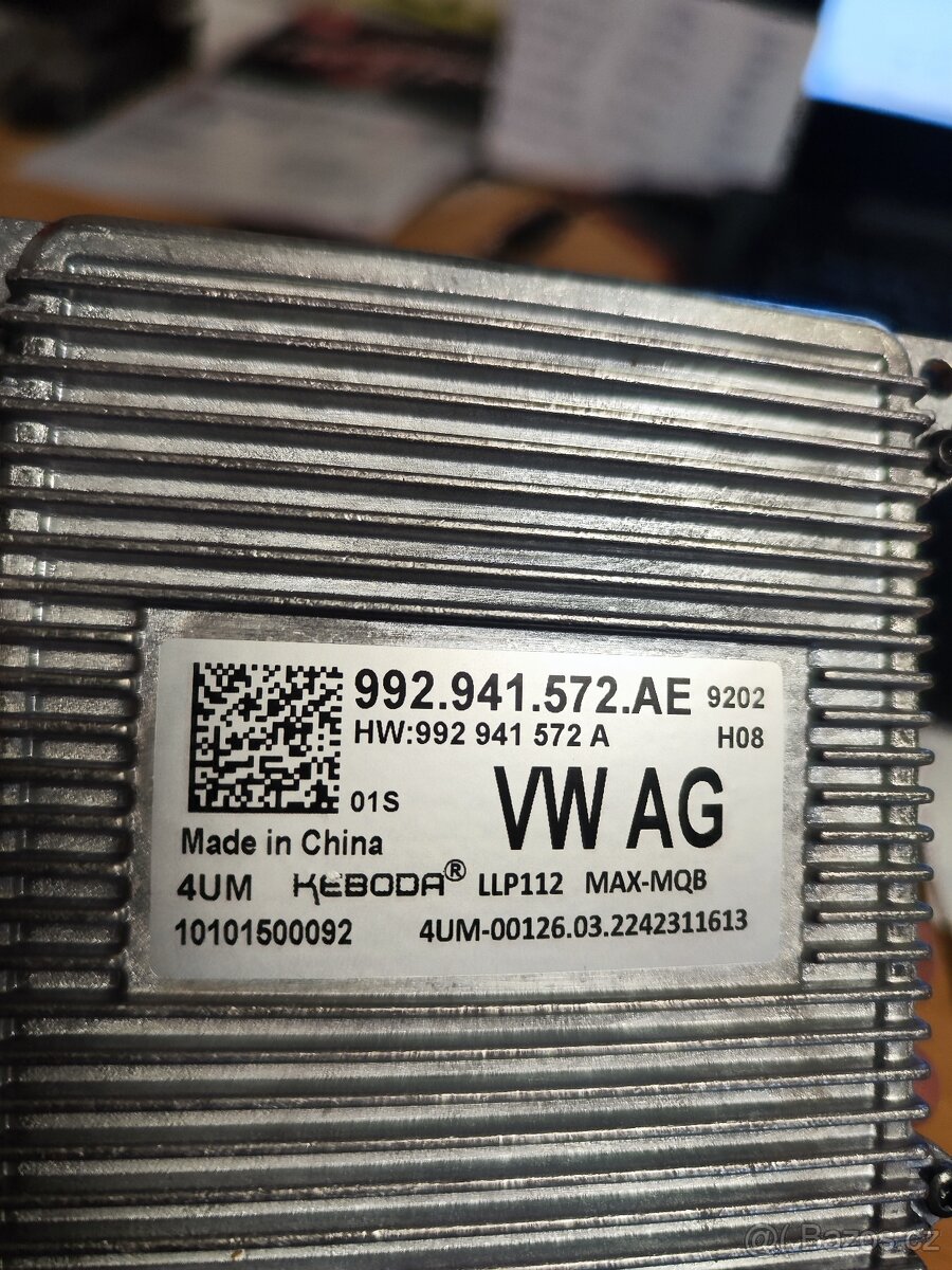 Řídící jednotka LED světel 992941572AE - 2