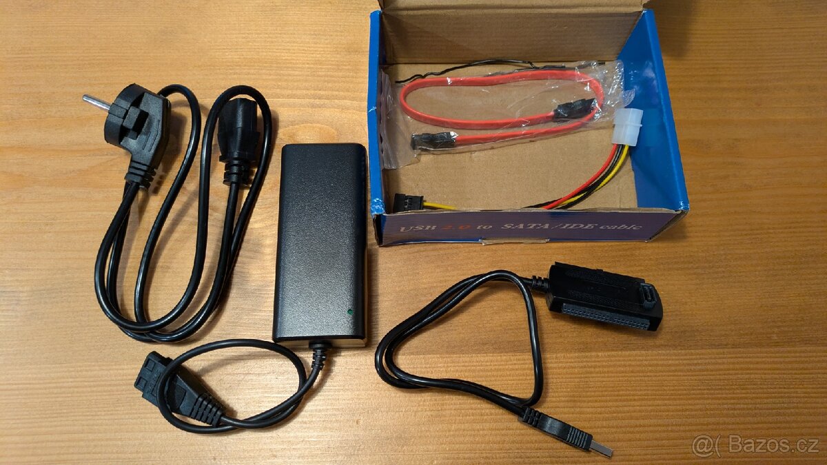 USB 2.0 adaptér pro SATA / IDE disky – kompletní sada - 2