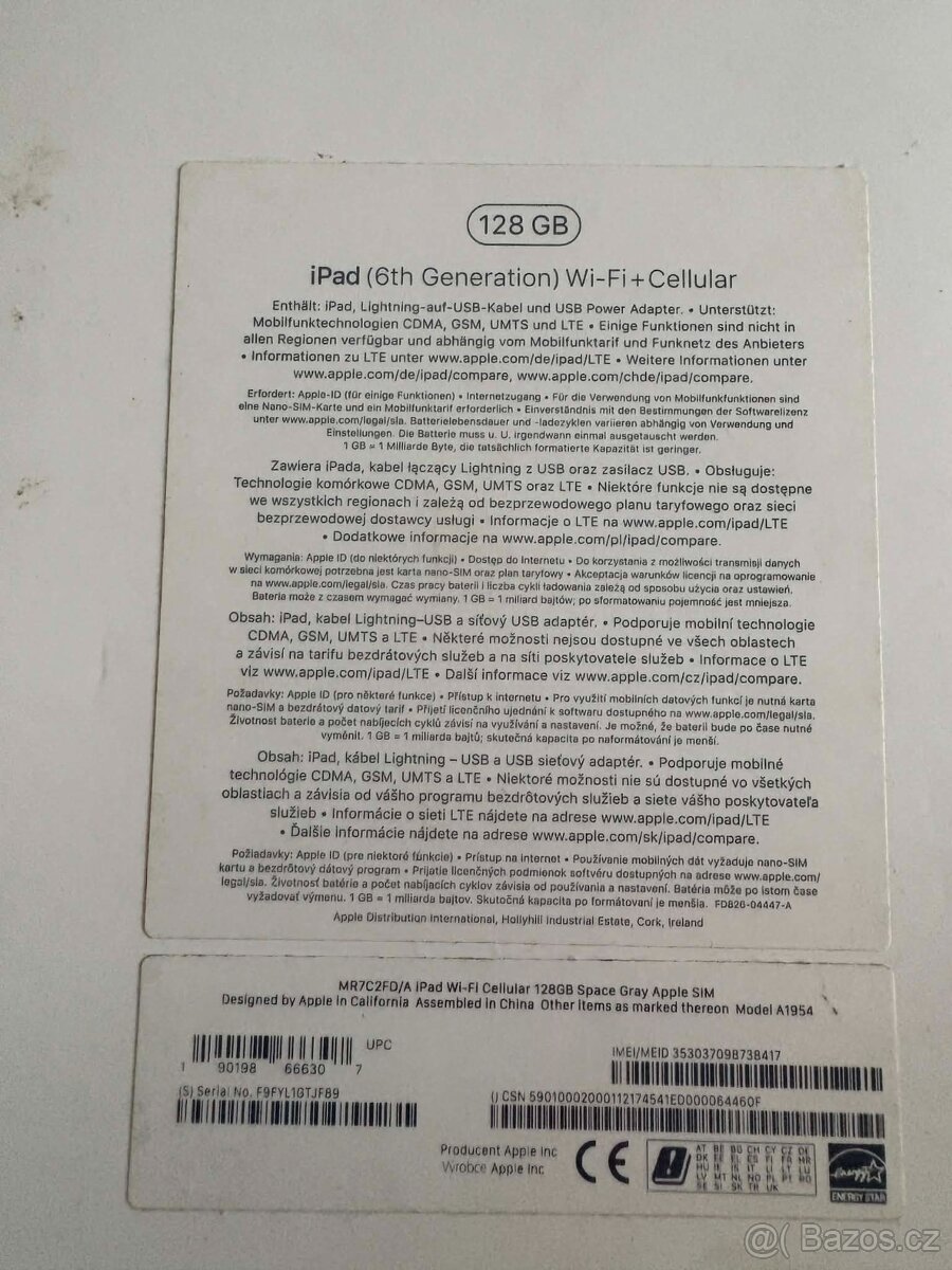Ipad 6 generace 128gb - 2