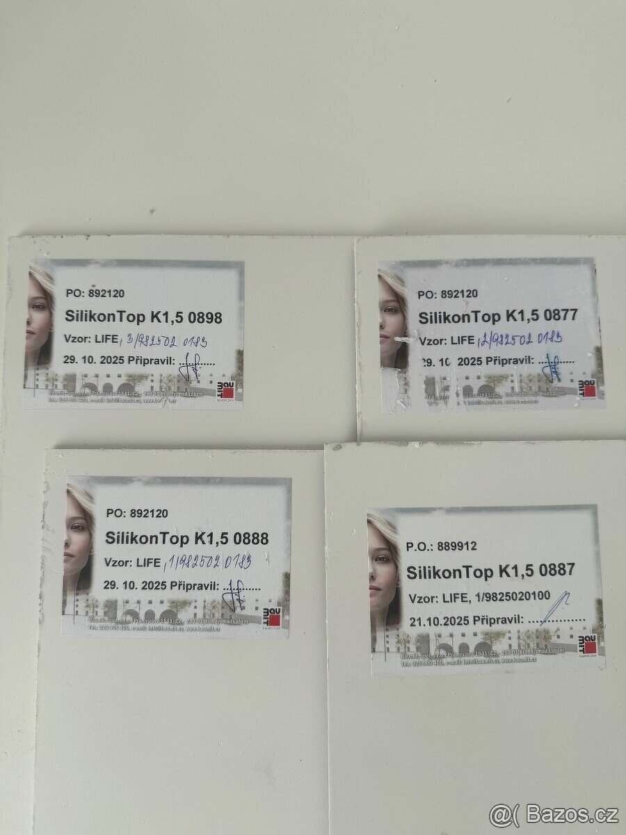 Vzorky fasády Baumit a Weber - 2