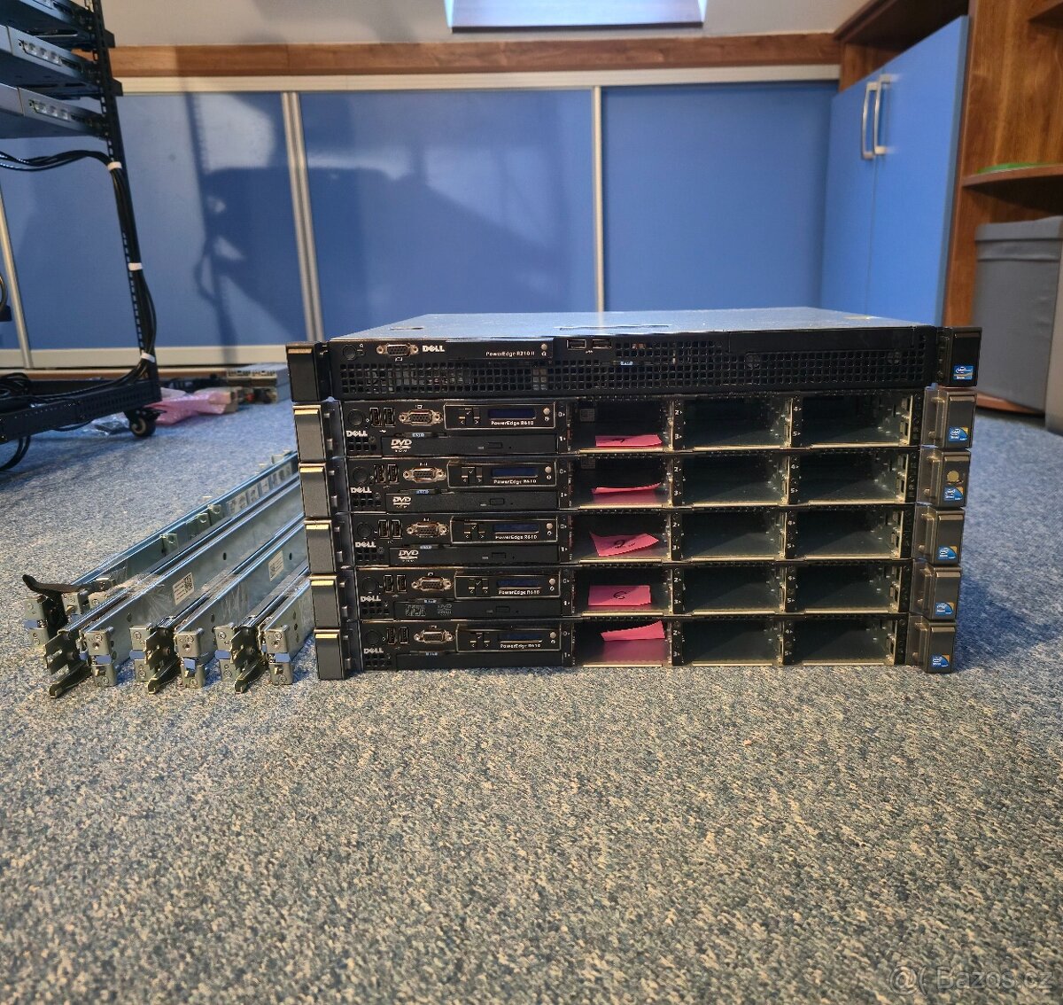 5x Dell PowerEdge R610 a 1x R210 II - 2