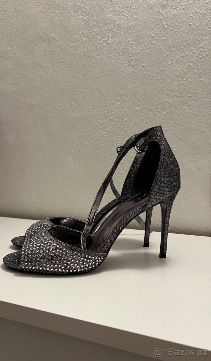 dámské třpytivé sandálky vel. 43 - 2