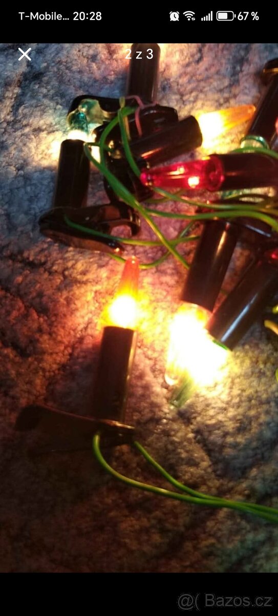 Retro vánoční světýlka - 2