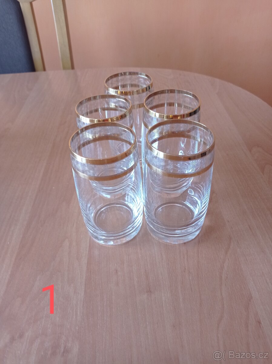 Různé sety sklenic - 2