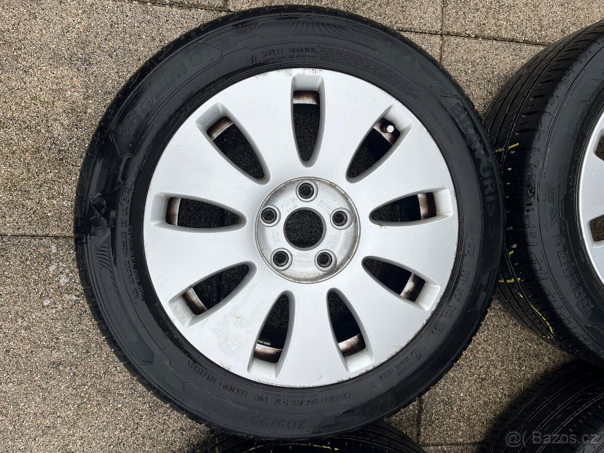 4x ALU disky audi + 4x pneu - 2