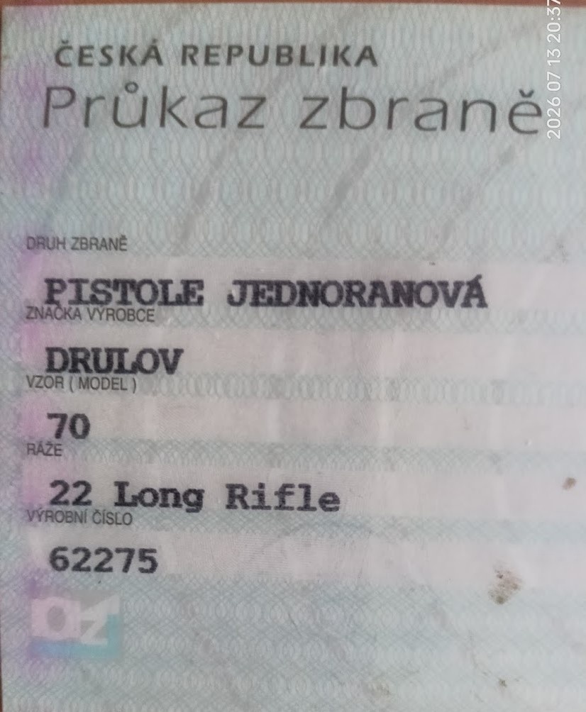 pistole jednoranová Drulov - 2