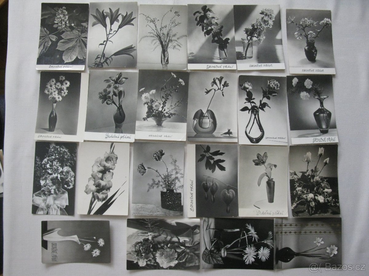 Pohledy-pohlednice ,kytky,dětské,velikonoční,sběratelské - 2