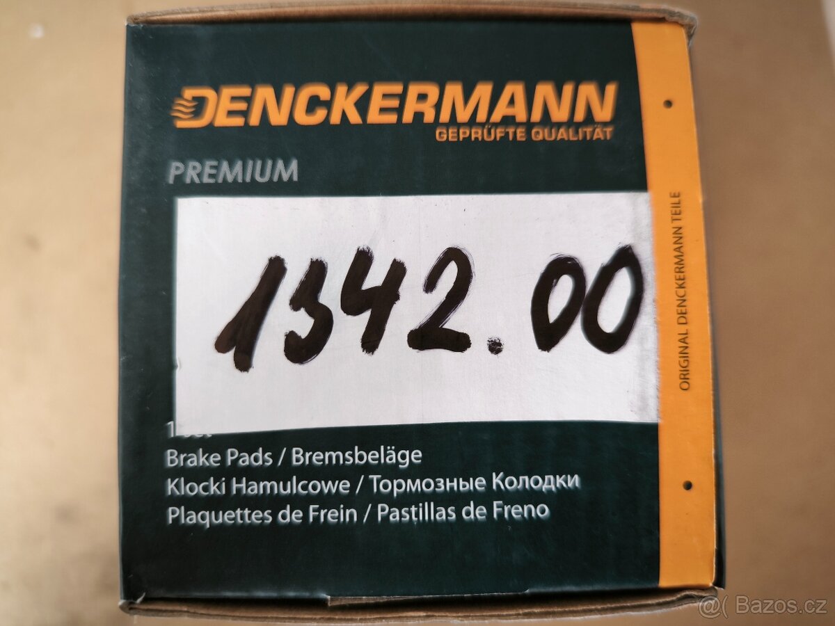sada brzdových destiček DENCKERMANN B111275 - 2