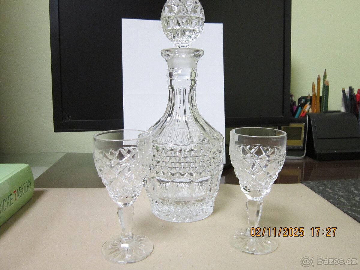 karafa + 2 sklenice - 2