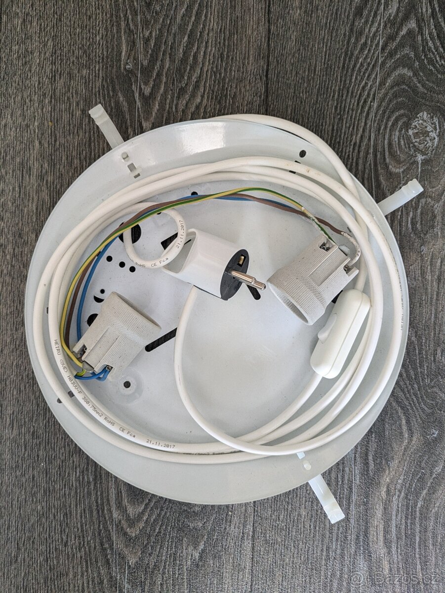 Dětské světlo kulaté nástěnné stropní motiv autíčko mašinka - 2