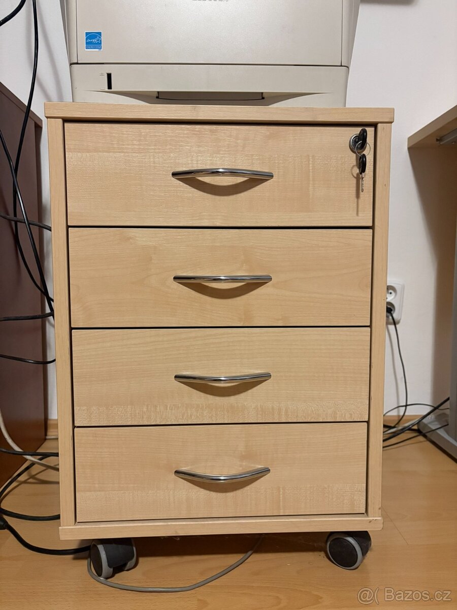 Kancelářský psací stůl 140x70, vč. Kontejneru - 2