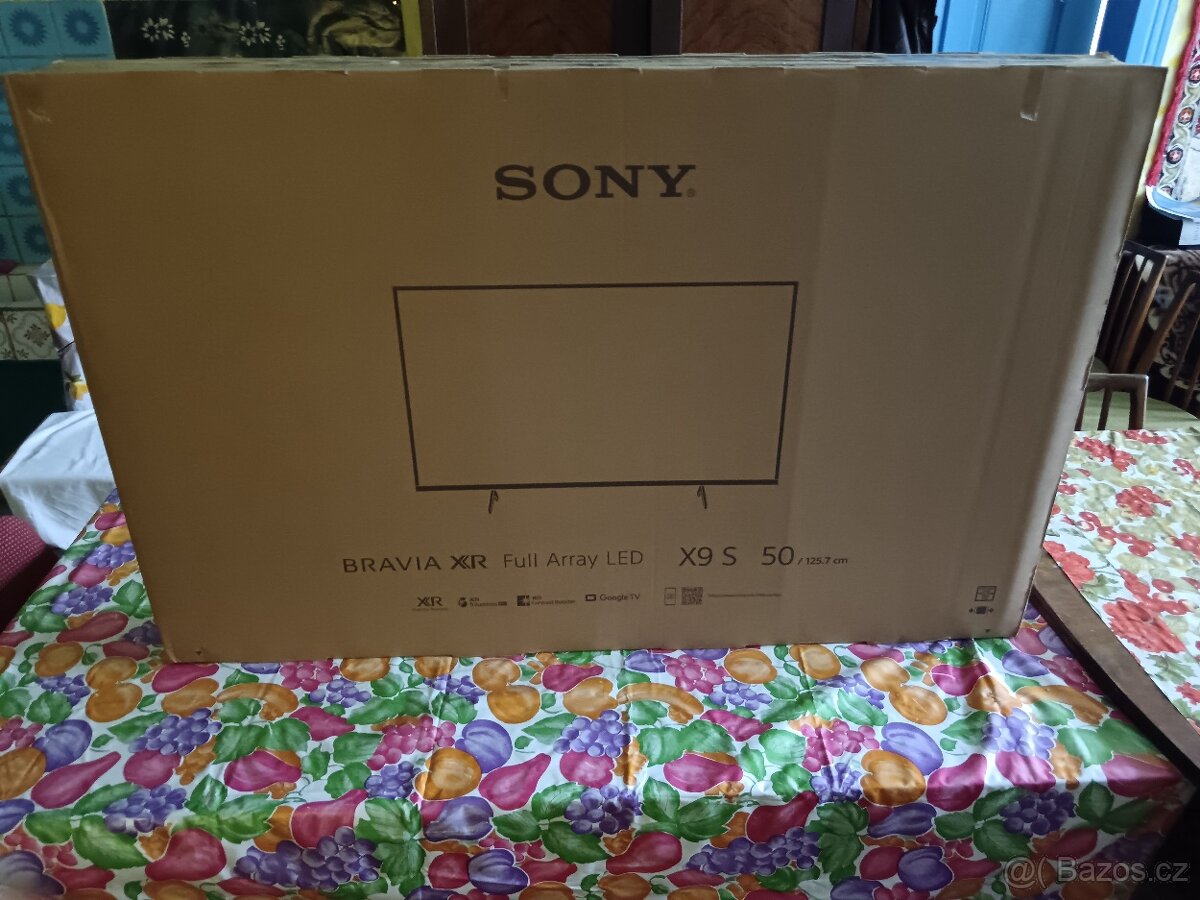 Televize Sony Bravia XR-50X90S,126 cm,4K Ultra HD,V záruce - 2