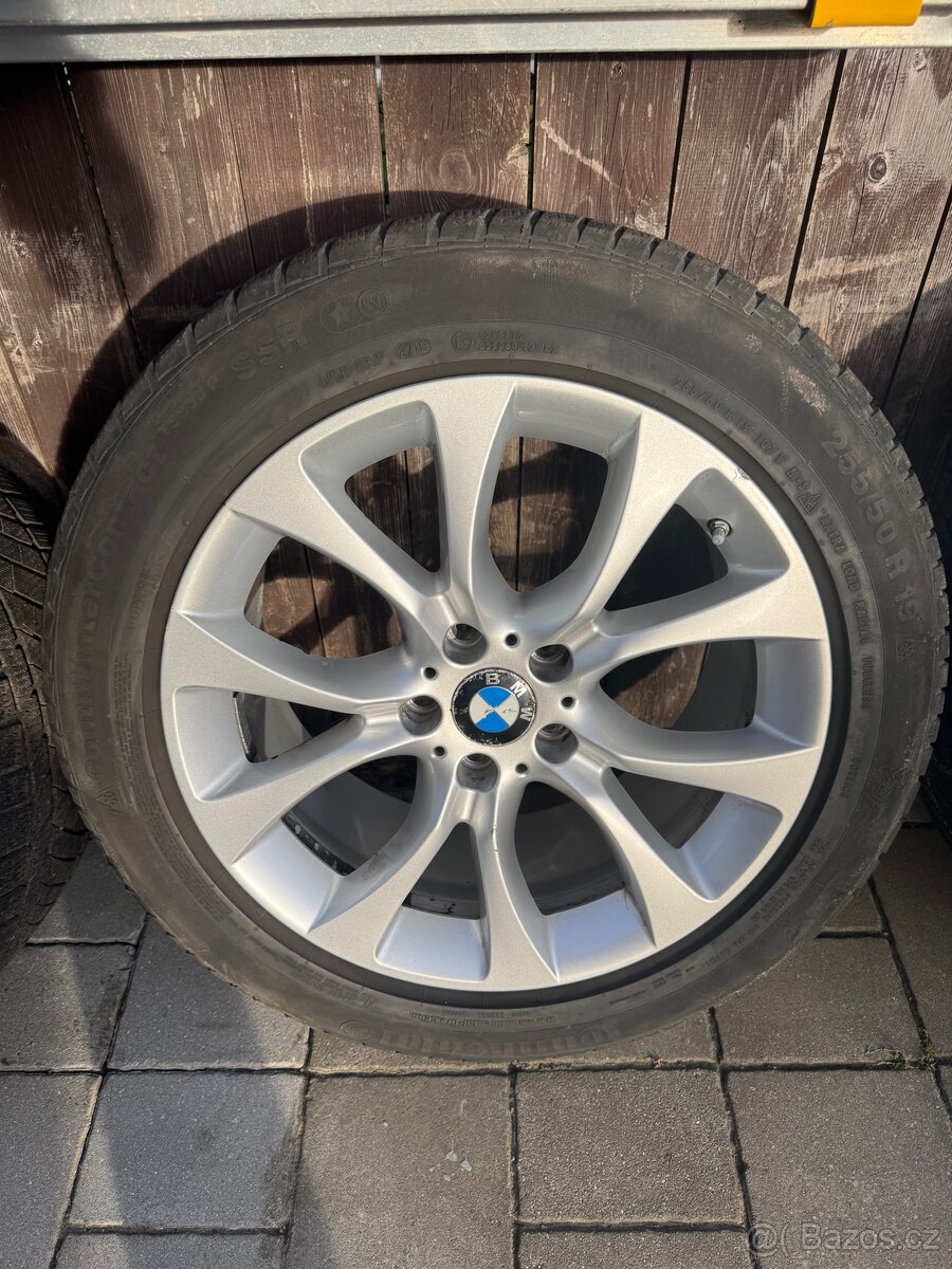 Prodám originál alu+pneu na BMW X5 - 2