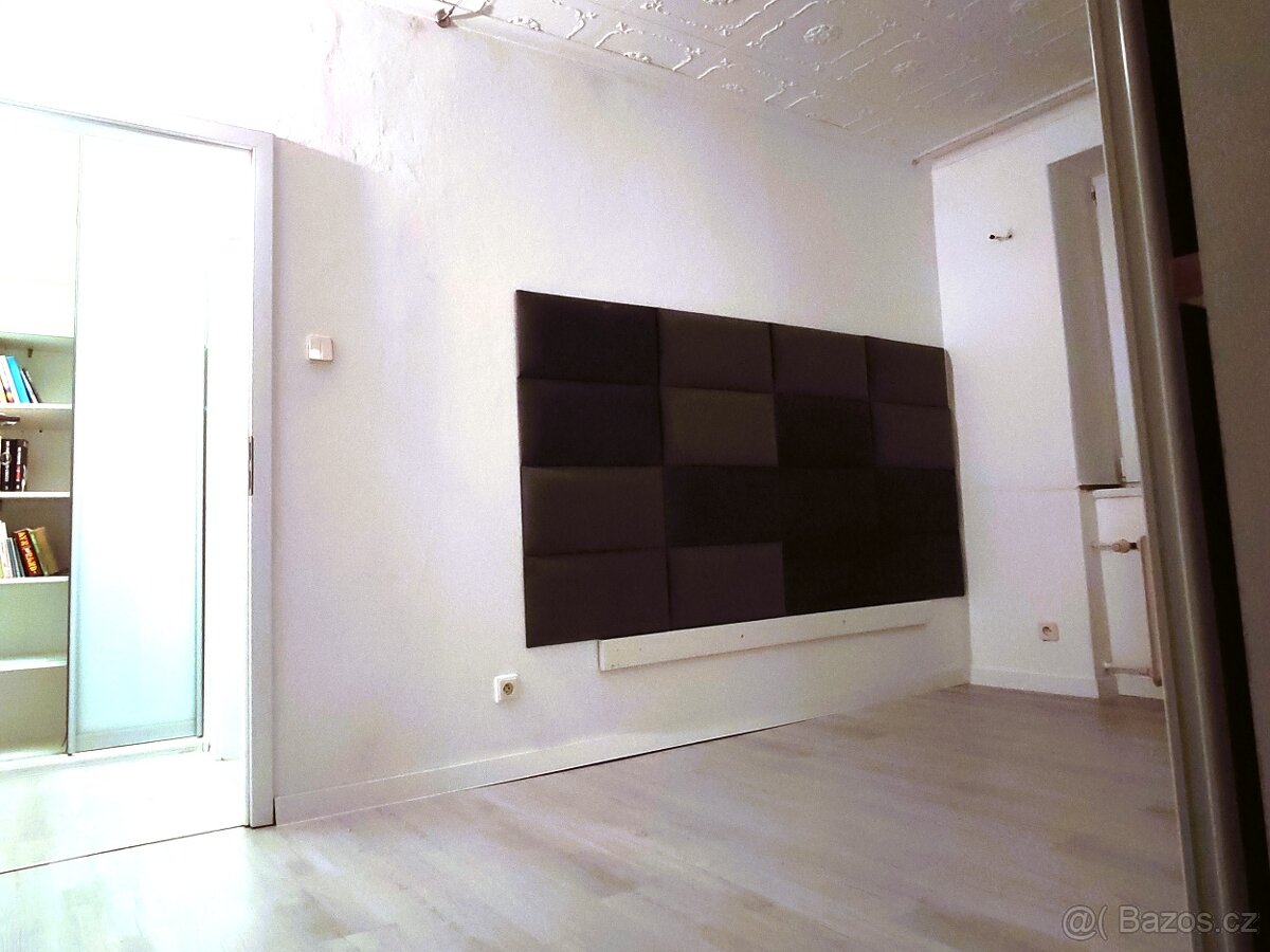 Čalouněné nástěnné panely 60x30 cm, tmavě šedá, 16 ks - 2