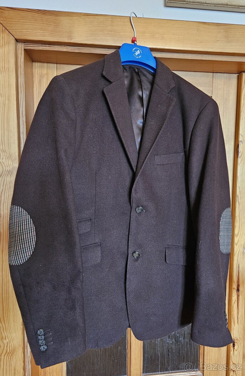 Pánské hnědé italské sako Gianni Feraud velikost 44 - 2