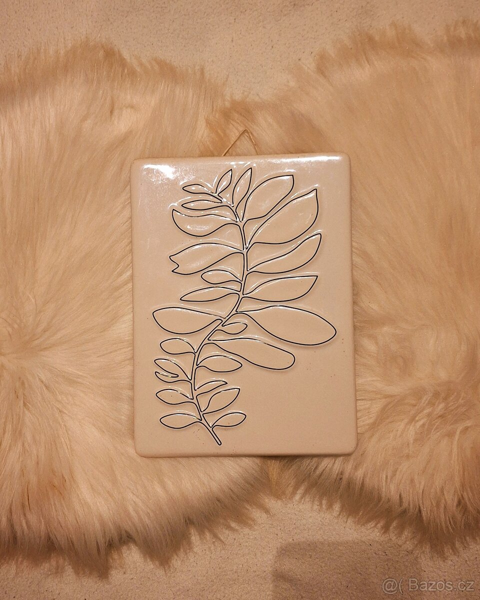 Plaketa na zeď keramická - 2