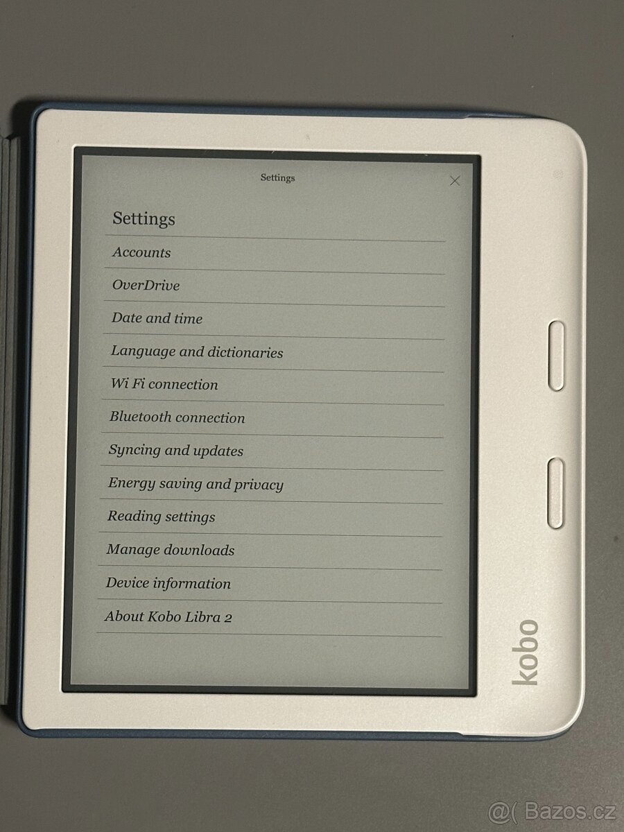 Čtečka knih Kobo Libra 2 32GB bílá + obal - 2