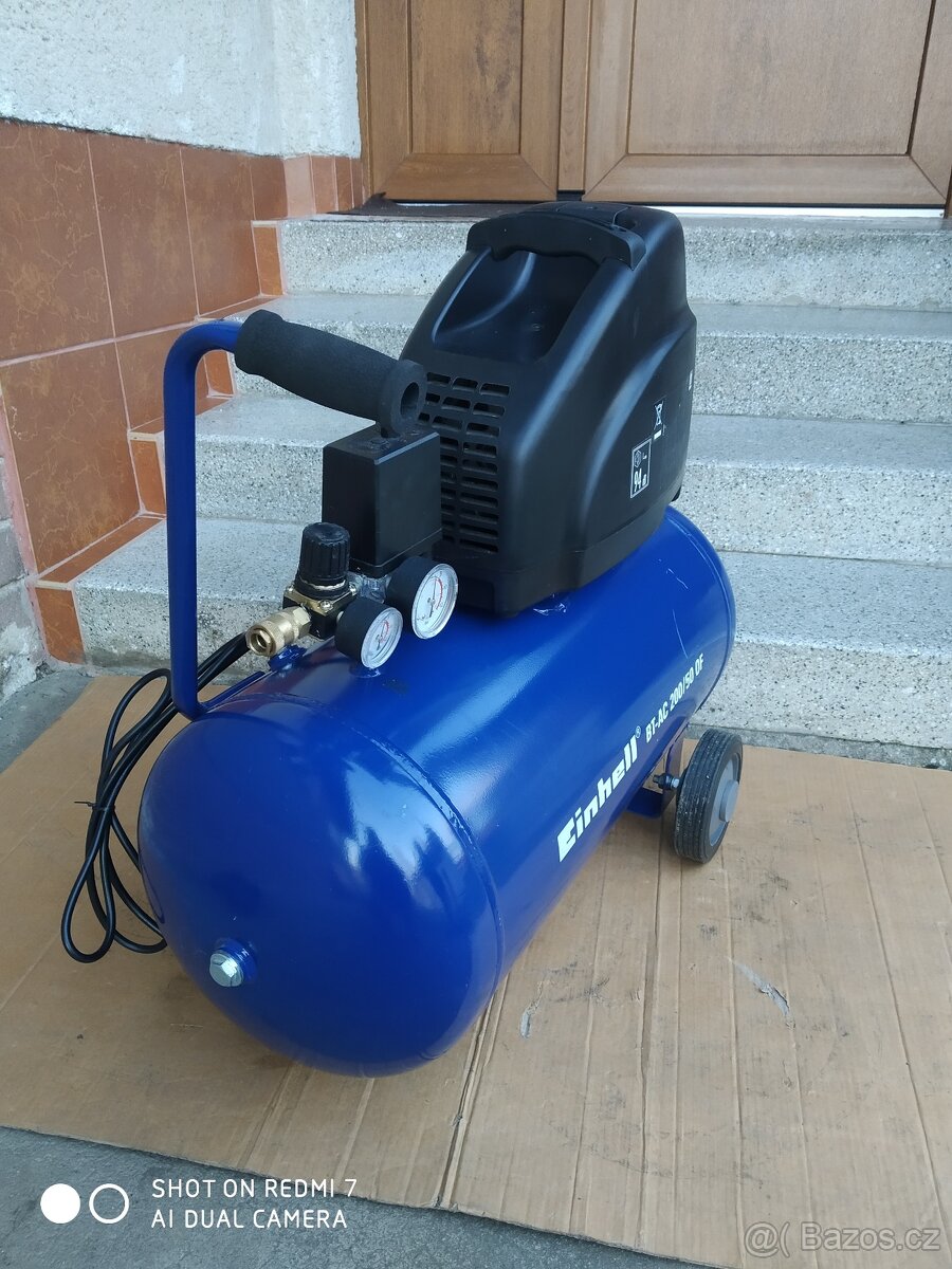 Prodám NEPOUŽITÝ Bezolejový kompresor Einhell BT-AC 200/50 O - 2