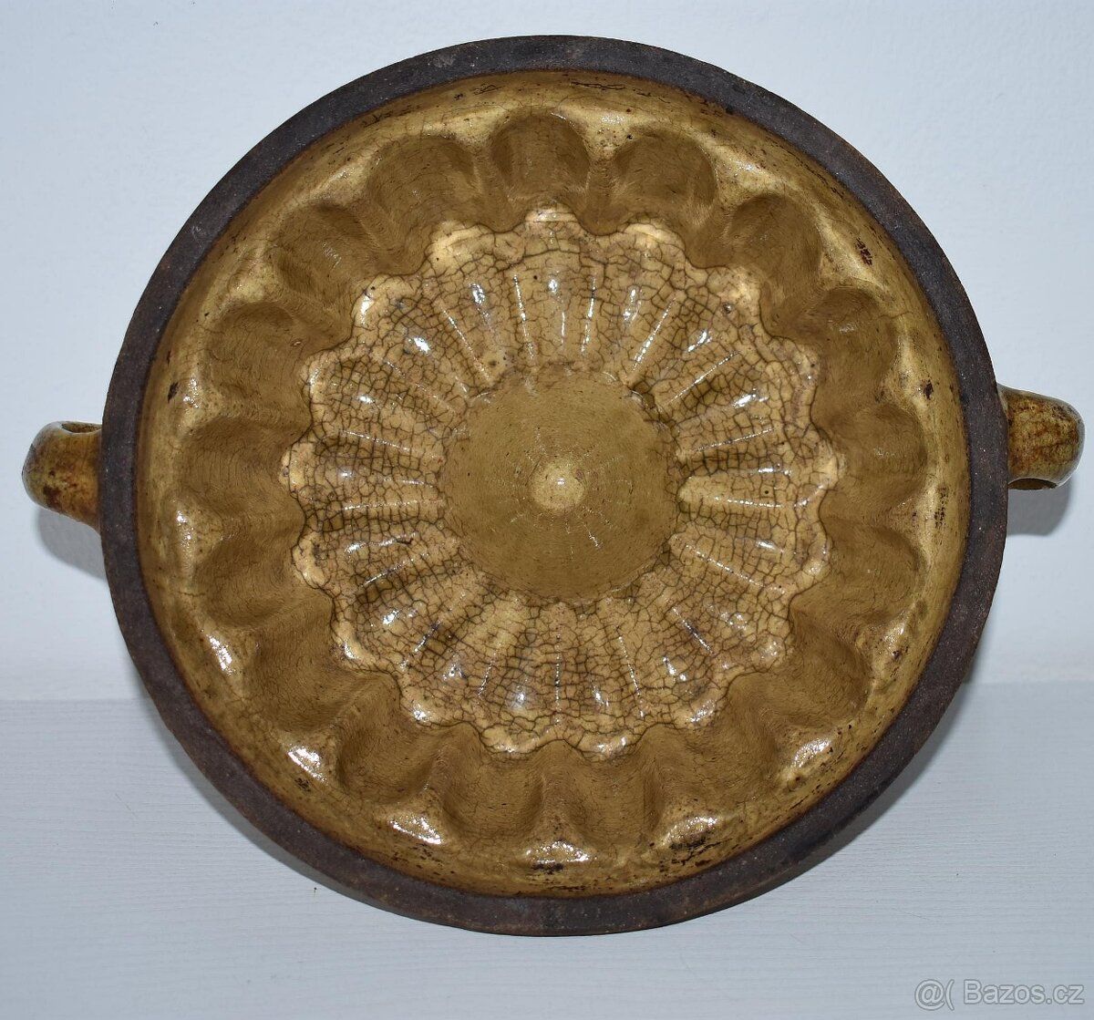 Starožitná keramická forma na bábovky - 2