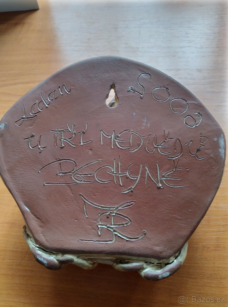 Bechyňská keramika - na pověšení - 2