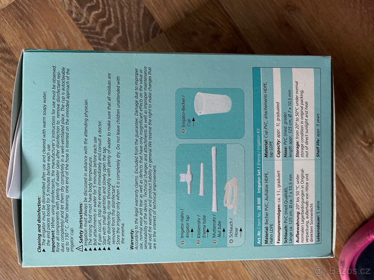 Klystýr/irigátor - 2