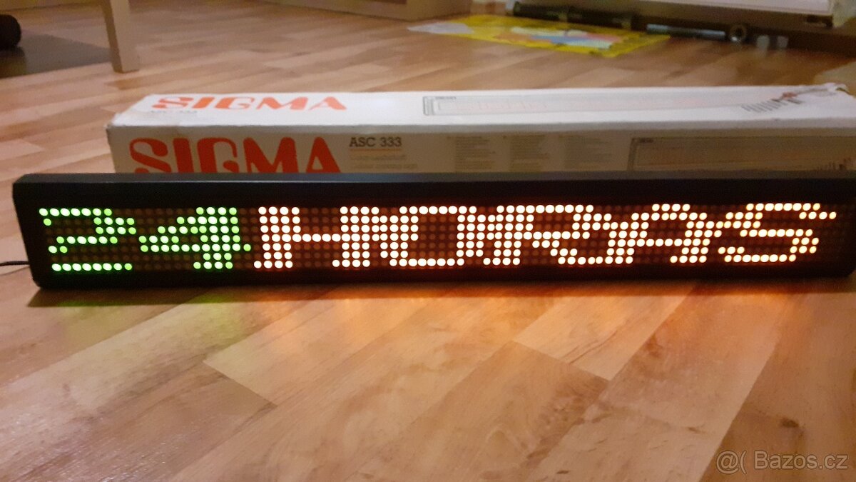 Běžící text Sigma 333 led text - 2