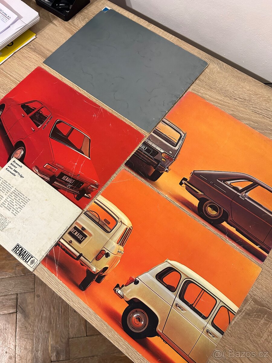 Brožury renault 4 , 12 , 16 , 16ts. - 2