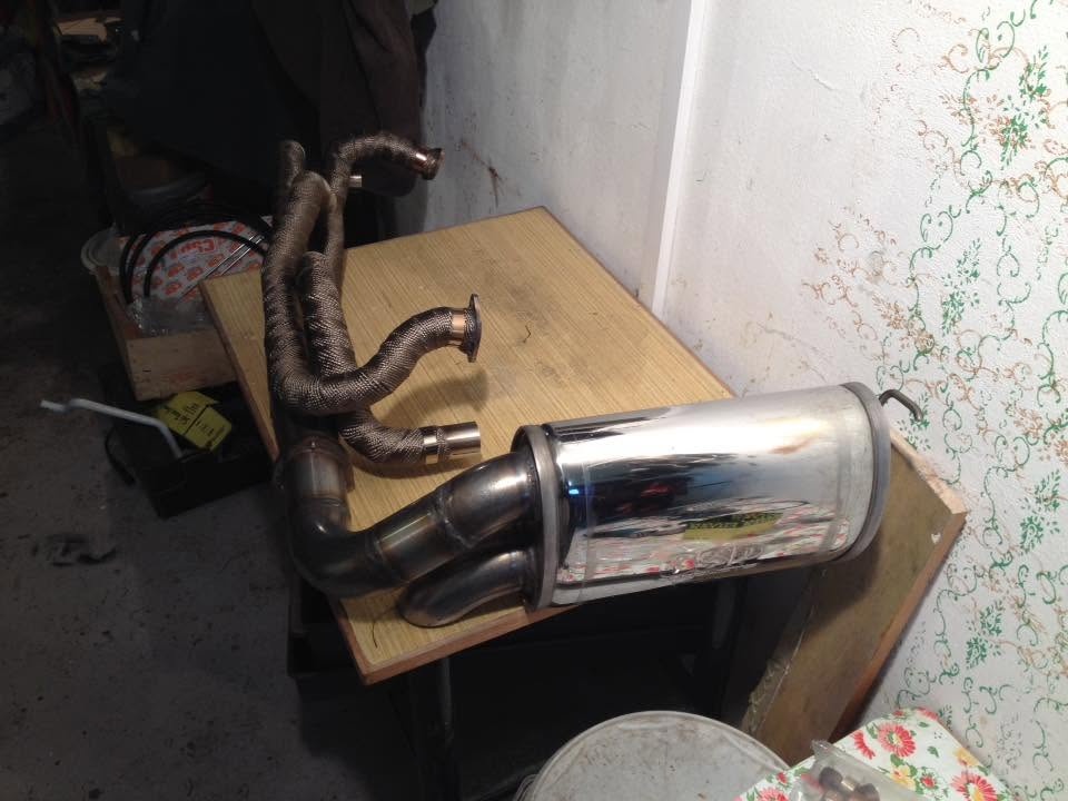 sportovní výfuk "Python" CSP vw brouk vlastní výroby - 2