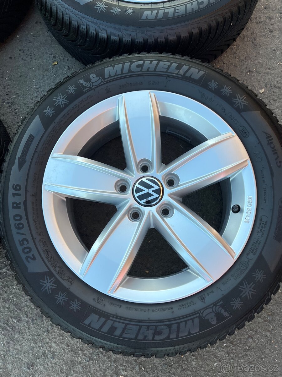 Zimní pneu+alu disky org. VW Caddy 16’ - 2
