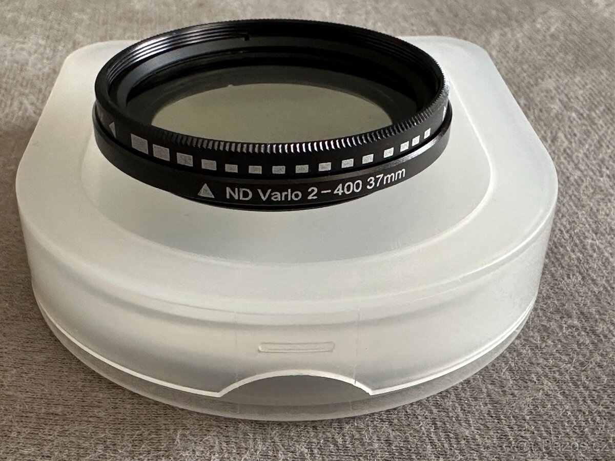 37mm ND filtr JSR vario ND2-400, vč. pouzdra, NOVÝ - 2