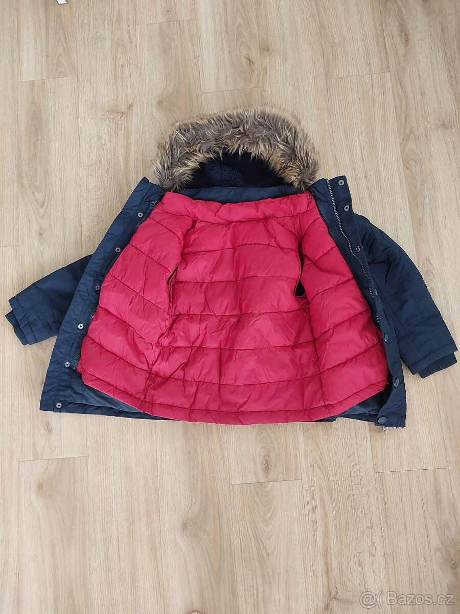 Zimní bunda CaA Palomino 2v1 vel. 122 - 2