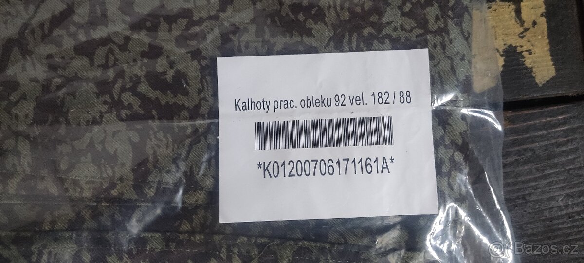 Vojenské pracovní maskáče nove - 2