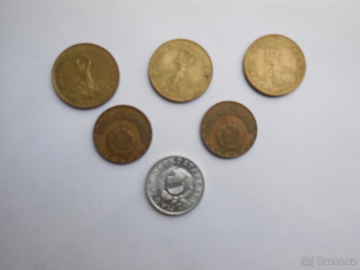 Staré mince Maďarsko. - 2