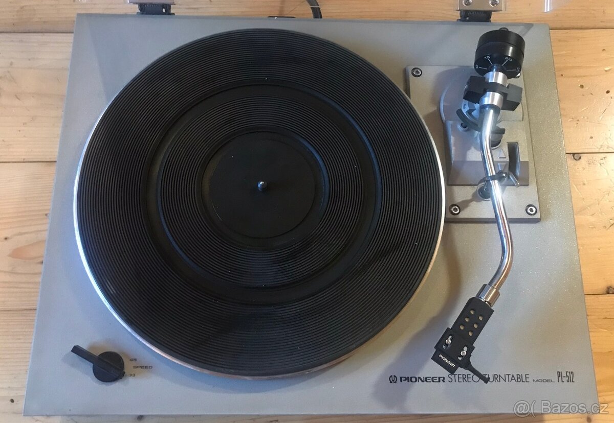 GRAMOFON PIONEER PL-512 (1978) VE DŘEVĚ, NOVÁ JEHLA - 2