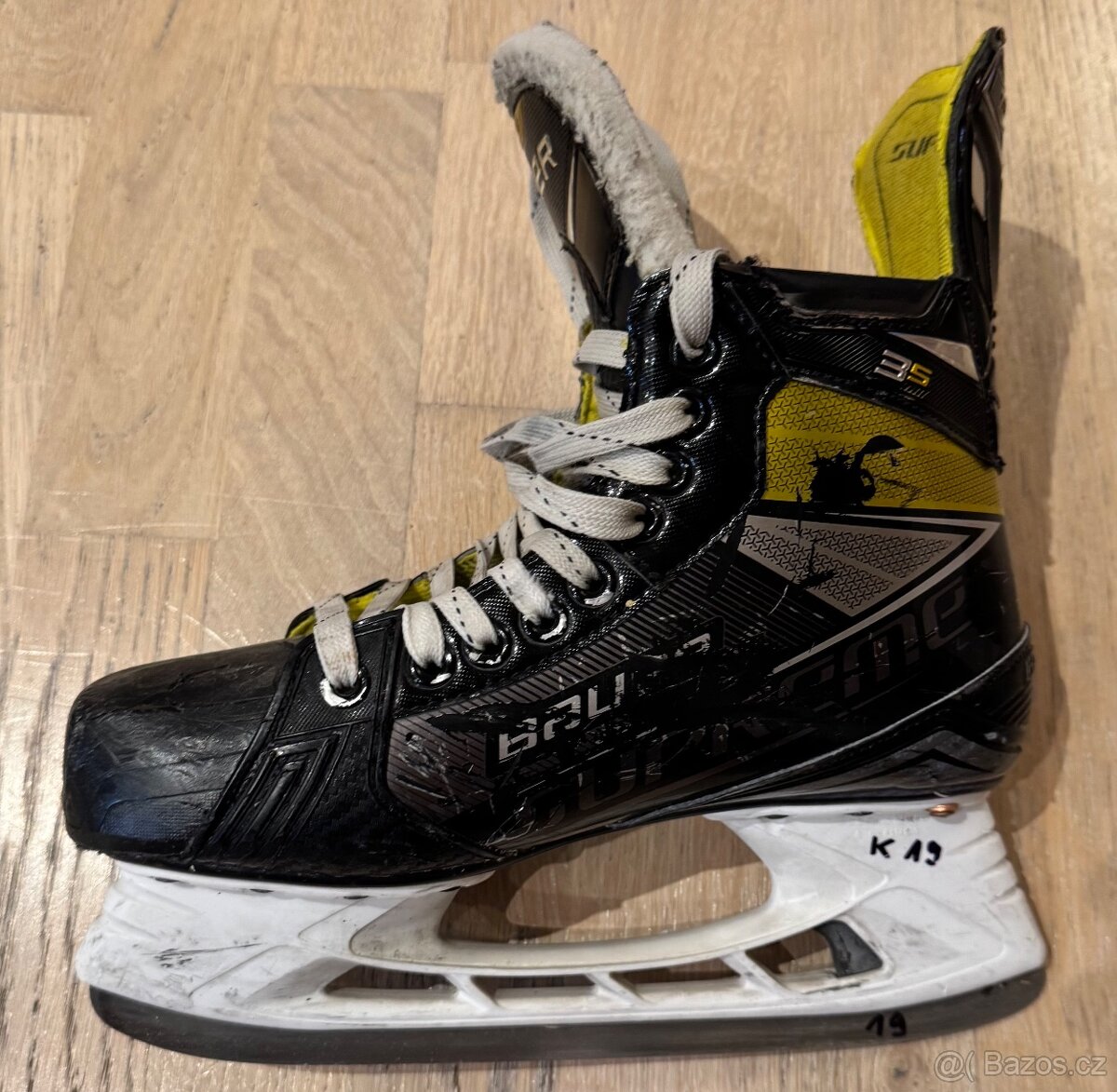 Prodám brusle BAUER SUPREME 3S vel. 5 (38,5EUR) FIT3 - 2